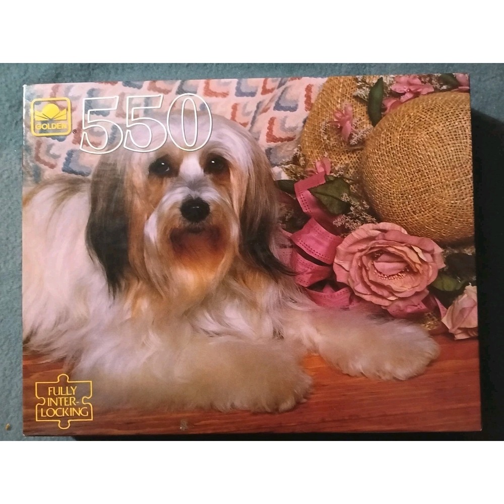 Vintage 1989 Golden 550 Piece Puzzle Ron Kimball - Dog/Puppy ***NEW***